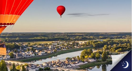 Vol en Touraine avec 1 nuit en chambre d'hôtes