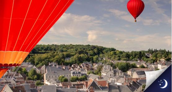 Vol en Touraine avec 1 nuit en chambre d'hôtes