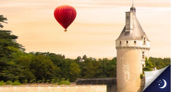 Vol privatisé en Touraine avec 1 nuit en hôtel 2* en 1/2 pension