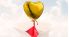 Send your ticket with a heart-shaped balloon