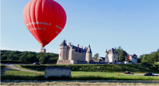 Billet décollage château de Montpoupon Touraine