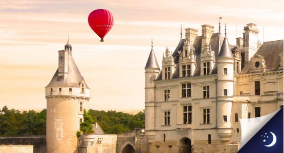 Vol en Touraine avec 1 nuit en chambre d'hôtes