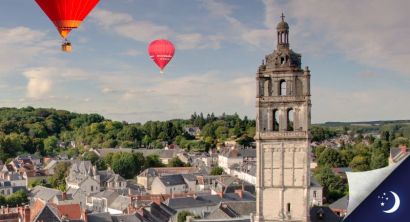 Flight in Touraine with 1 night in a 4* hotel with half-board