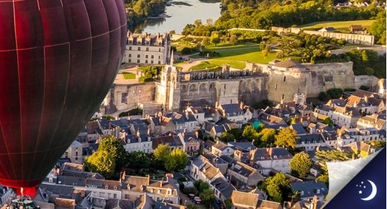 Vol privatisé en Touraine avec 1 nuit en chambre insolite