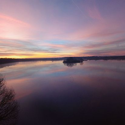 Brenne vue du ciel