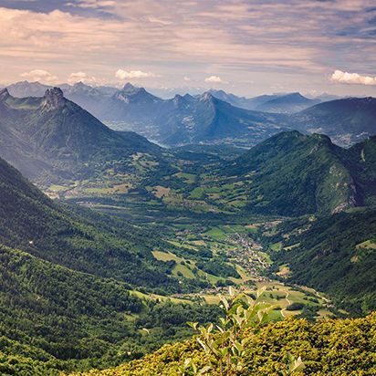 Les Rhône-Alpes vue du ciel