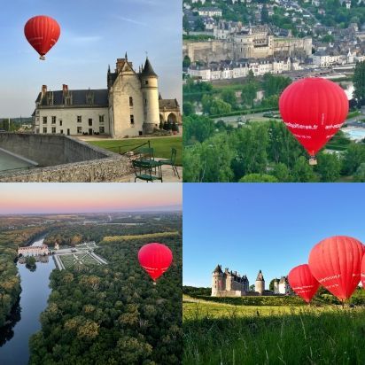 Les plus beaux châteaux de la Loire en montgolfière