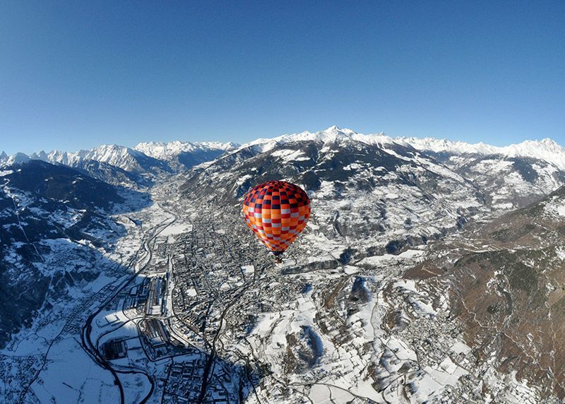 La vallée d'Aoste avec Art Montgolfières