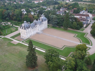 la grande allée du château de Cheverny