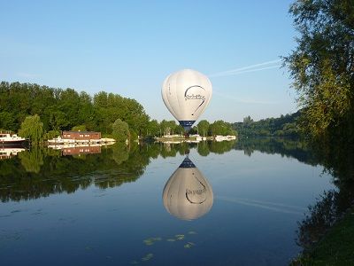 Jeu de miroir sur le Loing