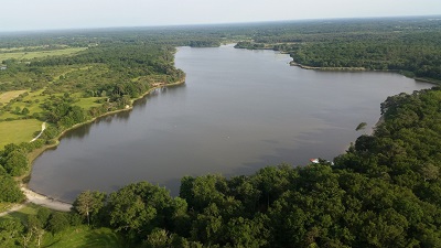 vue d'ensemble de l'étang de Bellebouche