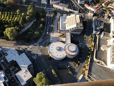 Niort depuis le balcon de la montgolfière