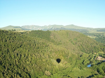 L'ombre portée de la montgolfière