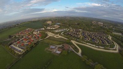 plan général du Puy du Fou depuis la montgolfière