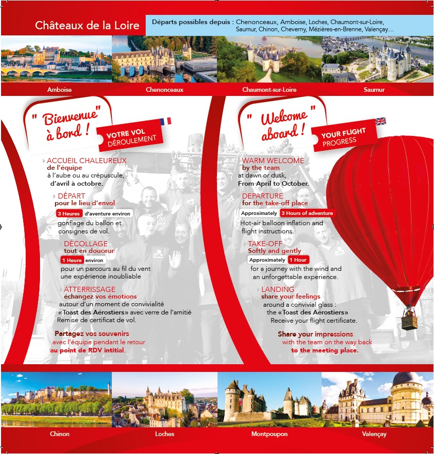 intérieur de la brochure grand format 2025 d'Art Montgolfières