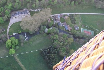 le Vexin et ses châteaux depuis la montgolfière