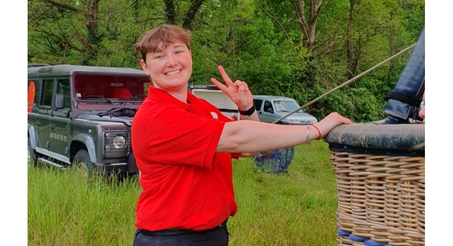 Justine BAUDOIN équipière Art Montgolfières